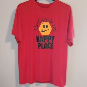 Nike Red 'Happy Place' T-Shirt